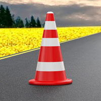 Cones de Sinalização