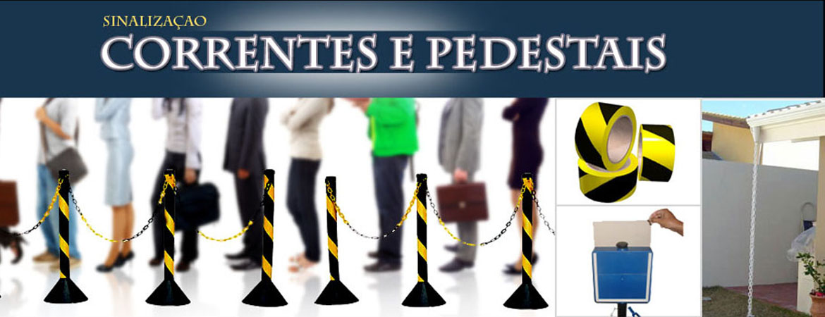 Pedestais e Correntes